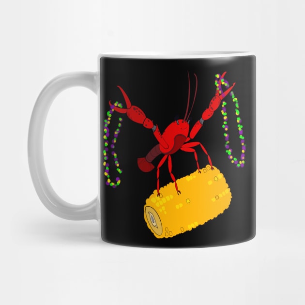 Mardi Gras crawfish by Stephanie Kennedy 